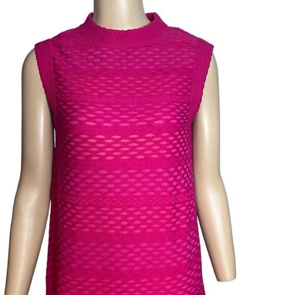M Missoni Magenta Shift Midi Wool Blend Dress M NWT (001) - Picture 2 of 15